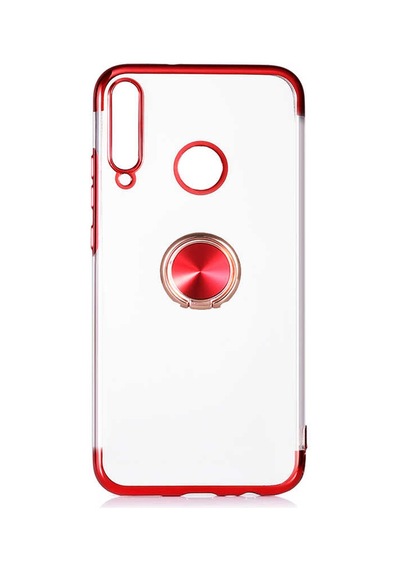 Huawei P40 Lite E Kılıf Gess Kenarları Renkli Yüzük Aparatlı Kılıf 001