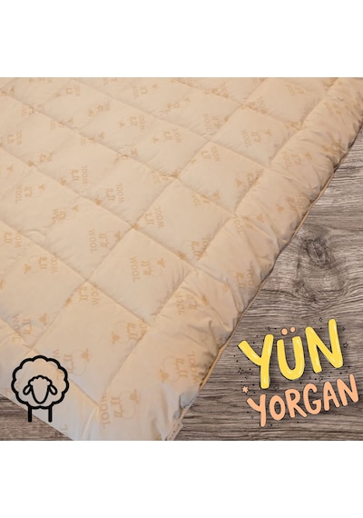 Yün Yorgan ,günaydın Yün Yorgan , Organik , Wool Quilt , 1.kalite , Uzun Ömürlü ,sağlıklı , Lüx, Tek Beyaz