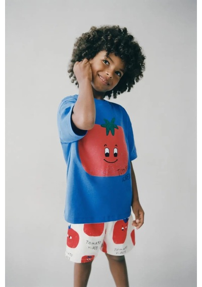 Poala Kids Tomata Vibes Takım Çok Renkli