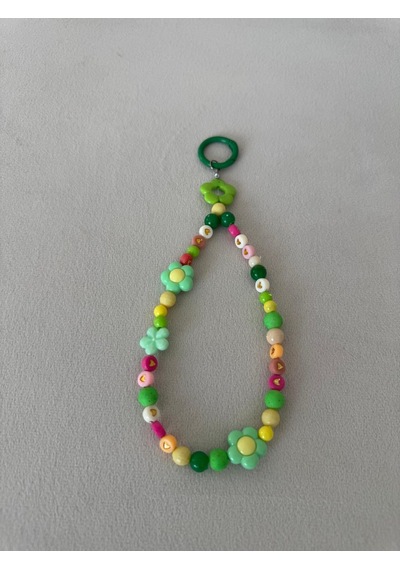 Yeşil Anne Bebek Çanta ,anahtarlık Charm