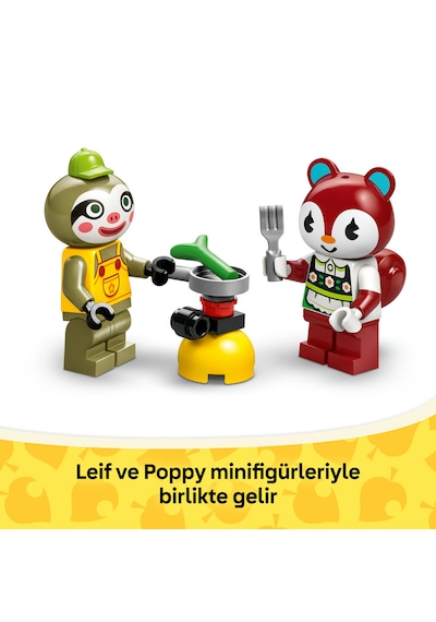LEGO® Animal Crossing™ Leif Karavan ve Bahçe Dükkanı 77054 - 7 Yaş ve Üzeri Çocuklar için Yaratıcı Oyuncak Yapım Seti (263 Parça)