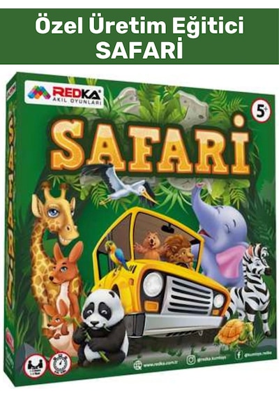 Özel Seri Görsel Algı Doğa Safari Orman Hayvan Bilgisi Eğitici Eğlenceli Öğretici Safari Oyunu