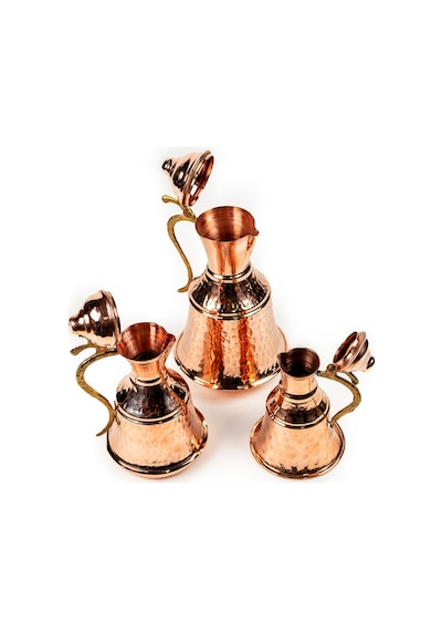 Antepsepeti Bakır Mini Güğüm Seti No 1-2-3