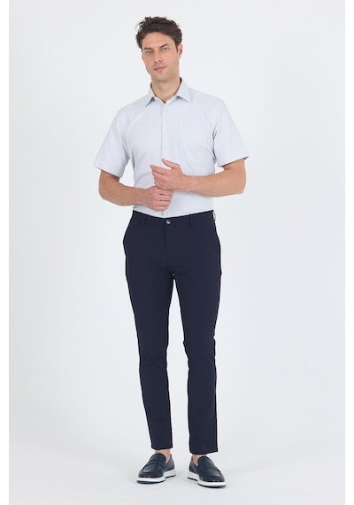 İmza Lacivert Yandan Cepli Casual Slim Fit Pantolon 1003250164 Lacivert