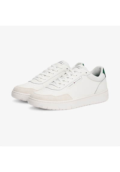 Tommy Hilfiger Low Top Mixture Erkek Beyaz Sneaker Fm0fm05467 Beyaz