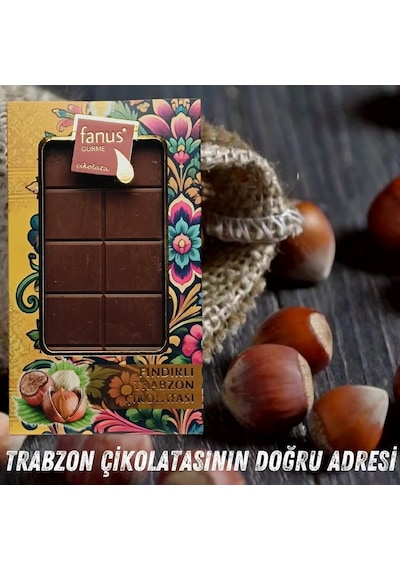 Fanus Fındıklı Trabzon Çikolatası 200 G