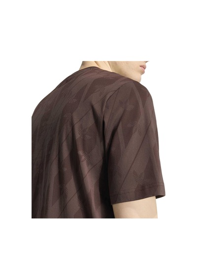 Auco Adidas Erkek Günlük T-shirt Monogram Aop Te Ia4531 Kahverengi
