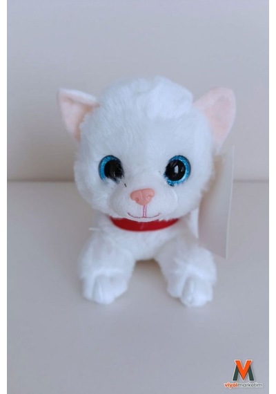 Sevimli Peluş Yavru Kedi 35 Cm Sesli Miyavlayan Oyuncak Uyku Ve Oyun Arkadaşı 4 Renk Seçeneği Çok Renkli