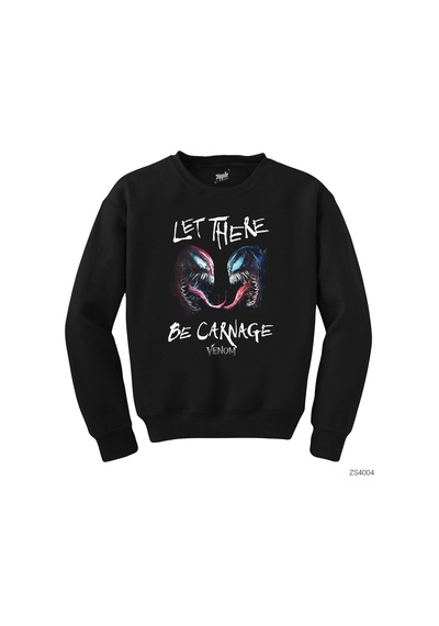 Venom 2 Let There Be Carnage Siyah Sweatshirt