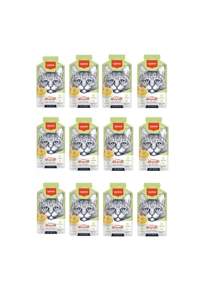 Tavuklu Bal Kabaklı Ve Havuçlu Tahılsız Kedi Çorbası 50gr X 12 Adet 100 G