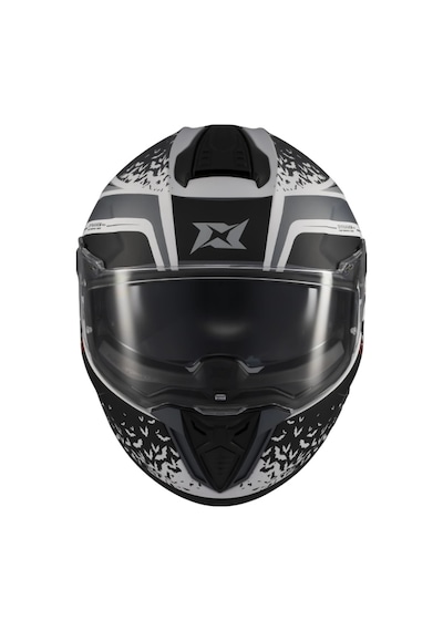 Axxis Hawk Evo Sv Dark Justice A2 Motorcu Kask Siyah Beyaz
