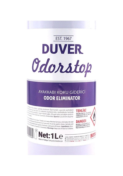 Duver Odorstop 1 Litre Ayakkabı Koku  Gri