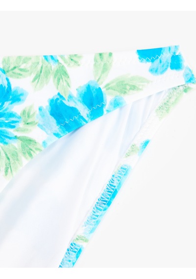 Koton Çiçekli Bikini Altı Mavi Desenli 6sak00207mm