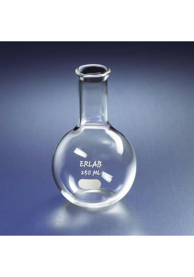 Balon Dibi Düz Şilifsiz Cam 250 Ml