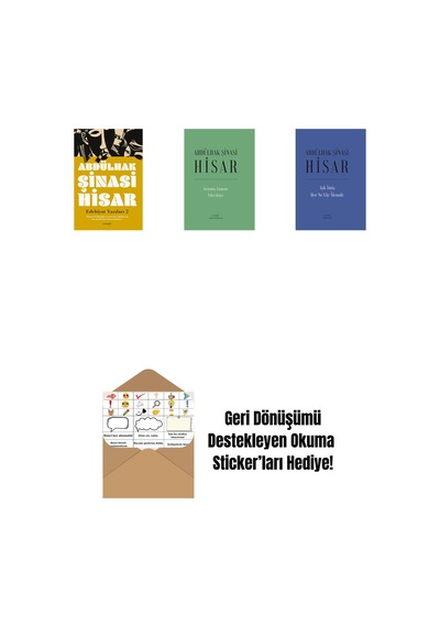 Edebiyat Yazıları 2 + Geçmiş Zaman Fıkraları Ciltli + Aşk İmiş Her Ne Vâr Âlemde Ciltli + Okuma Sticker'ları