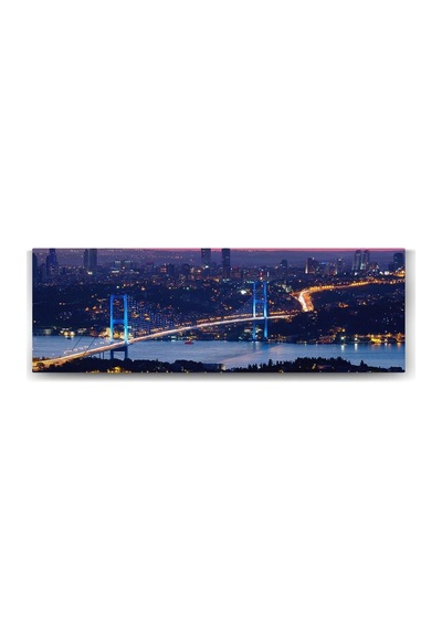 İstanbul Fsm Manzara Panorama Tablo - 150x50cm 7/8 Yaş