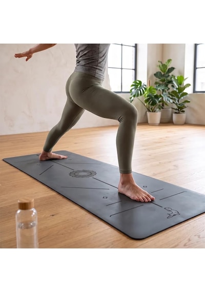 Focus Serisi Gri 4.1 Mm Doğal Kauçuk Kaydırmaz Yoga Matı Diğer