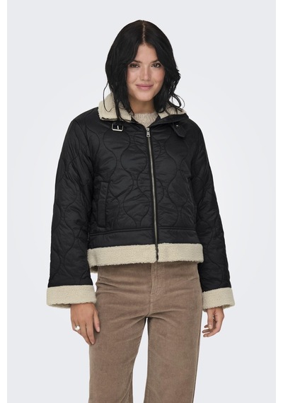 Only Onlvanıa Quılted Avıator Jacket Otw Siyah 15325969 Siyah