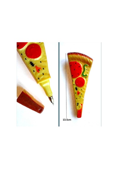 Omeniv Vintage Tasarım Pizza Tükenmez Kalem