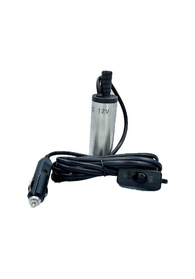 Dicle 12 Volt Krom Dalgıç Tipi Sıvı Aktarma Pompası Arapuarlı + Çakmaklıklı