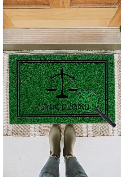 KIVIRCIK PASPAS KISIYE OZEL HUKUK BUROSU SCALES YESIL 40X60 CM