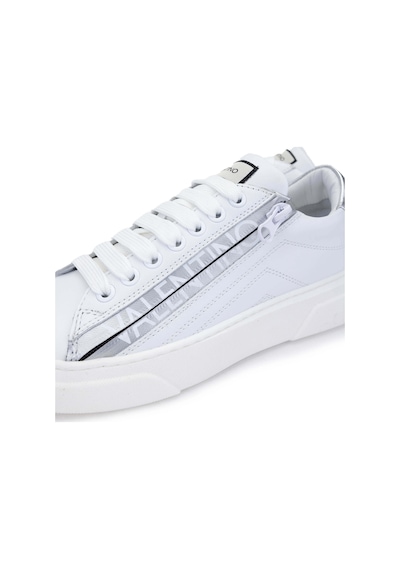 Mario Valentino Kadın Hakiki Deri Beyaz/gümüş Sneakers & Spor Ayakkabı 1040 91s3902 Bn Ayk Y24 Whıte/sılver Beyaz - Gümüş