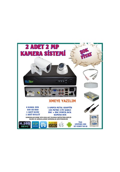 2 Kameralı Full Set