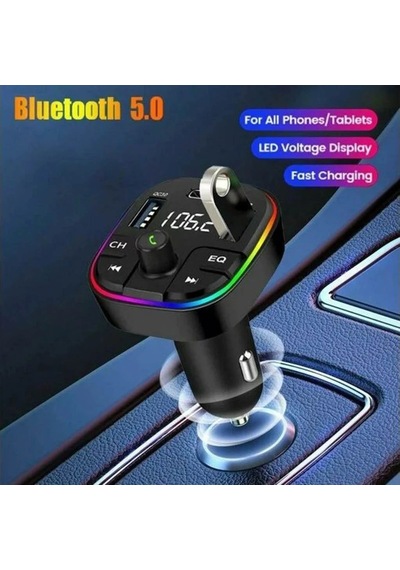 Divex Araç Fm Transmitter Bluetooth 3xusb - Type-c - Sd Kart Çakmaklık Girişli Dt-604