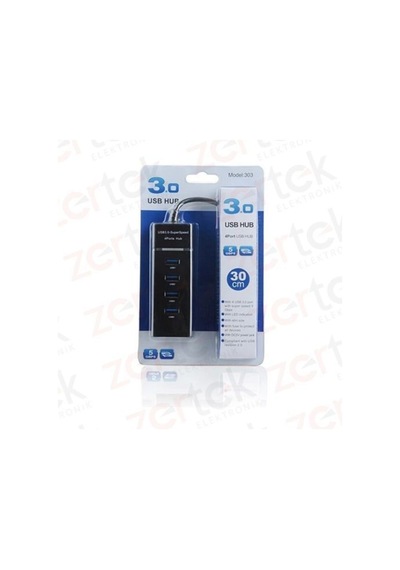 4 Port 3.0 Usb Çoklayıcı 30 Cm Kablo 3.0 Usb Hub