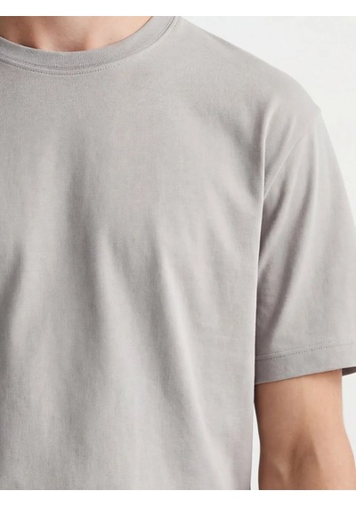 Lc Waikiki Kahverengi Bisiklet Yaka Kısa Kollu Erkek Pijama Üst