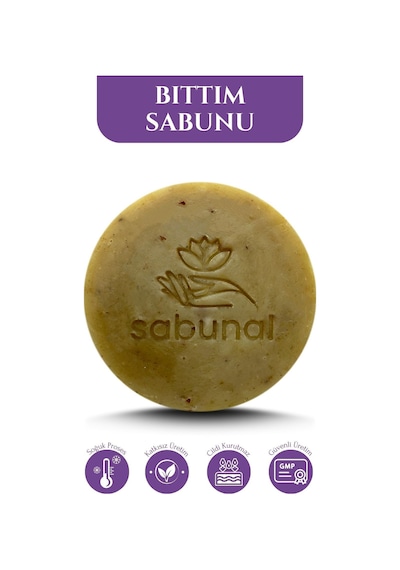 Sabunal Bıttım Sabunu 3 Adet - Cilt Sorunlarına Yönelik - Yoğun Doğal Saç ve Cİlt Bakım Sabunu