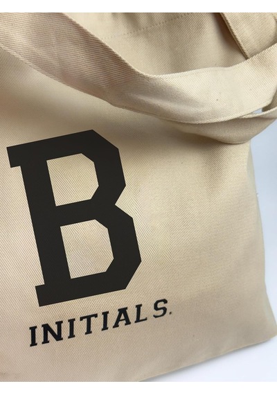 Bej Harfli Tote Bag Çok Renkli