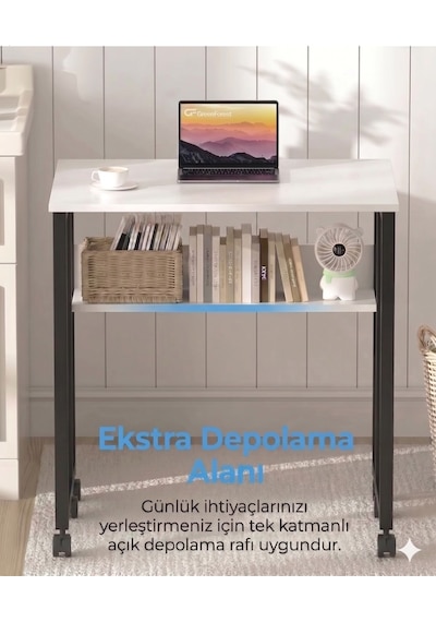 Sidney Kitaplık Raflı Katlanır Masa 70cm Tekerli Bilgisayar Masası Laptop Masası Siyah-beyaz Siyah - Beyaz Sidney Kitaplık Raflı Katlanır Masa 70cm Tekerli Bilgisayar Masası Laptop Masası Siyah-beyaz Siyah - Beyaz