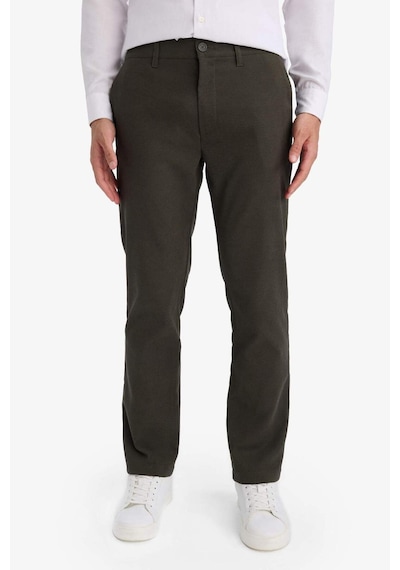Defacto Erkek Pamuklu Smart-casual Pantolon G1076ax26spkh244 Haki-kh244