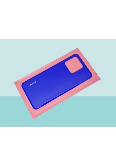 Tkgz - Xiaomi Mi 13 Arka Kapak Batarya Kapağı - Mavi Çok Renkli