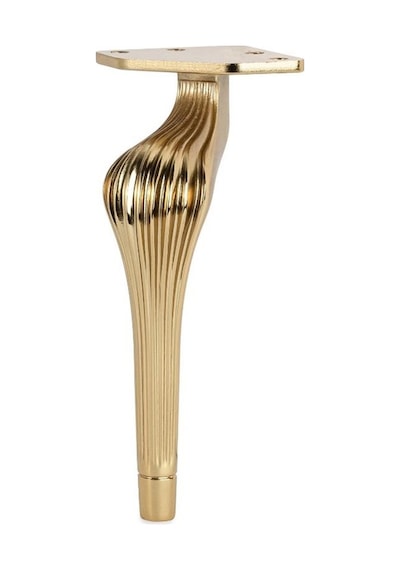 Ottoman Lüx Metal Ayak 16 Cm Altın Mobilya Koltuk Ayağı