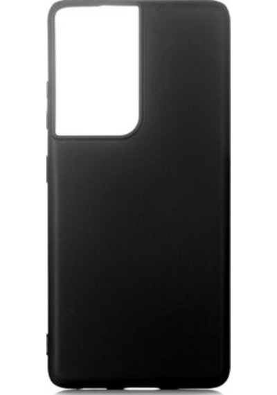Samsung Galaxy Uyumlu S21 Ultra Kılıf Esnek Yapılı İnce Slim Silikon Kapak Ryc/premier Siyah