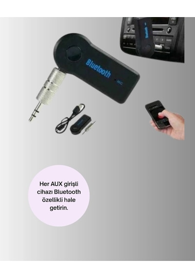 Vexor Eller Serbest Özellikli Bluetooth Aux Araç Kiti