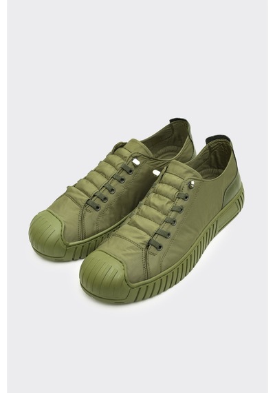 Derinet Lastik Bağcıklı Erkek Sneaker Haki Haki