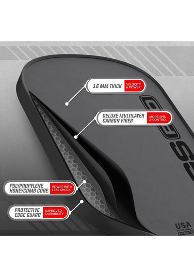 Gosports Gs Pro Usapa Onaylı Karbon Fiber Turşu Küreği