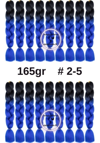 X-pression Afrika Örgüsü Ombreli Sentetik Saç 165 Gr 2-5