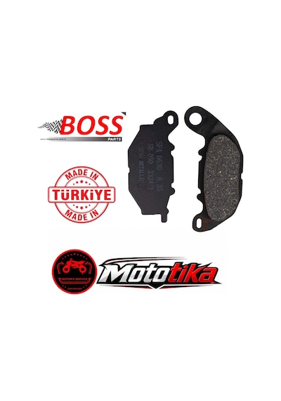 Yamaha Xmax 250 2017-2022 Ön Fren Balatası Boss Sinterli