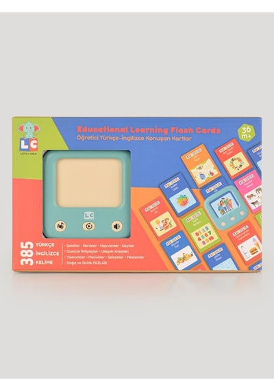 Let's Be Child Öğretici Türkçe & İngilizce Konuşan Kartlar Mavi