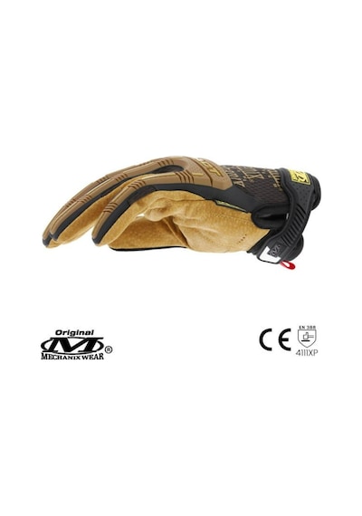 Mechanix Wear® M-Pact Durahide Leather Deri Eldiven (Siyah/Kahve) Siyah - Kahverengi