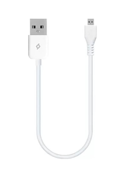 Ttec 2DK7513B Minicable Android Cihazlar Için 30 CM Micro Usb Şarj/Senkronizasyon Kablosu Beyaz