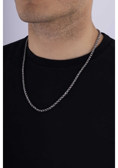 Gümüş Pazarım Sarmal Model Trend Erkek Çelik Zincir Çok renkli