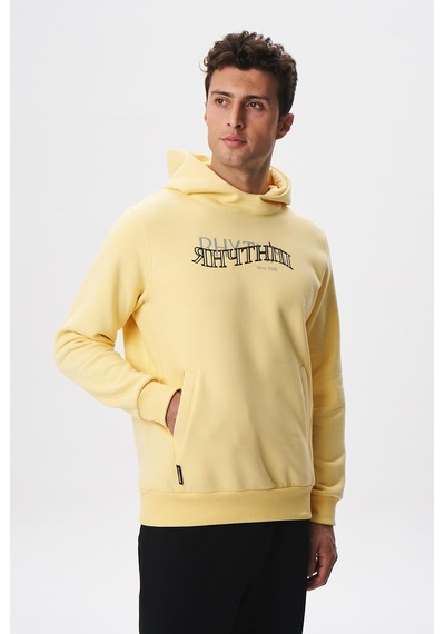 AR-MA Arma Erkek Regular Fit Yazı Baskılı Dikişli Kanguru Cepli Sweatshirt 001