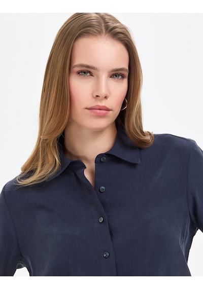 Pierre Cardin Kadın Açık Lacivert Gömlek Desenli 50318219-vr059 Açık Lacivert