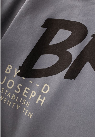 Cigit Baskılı Erkek Çocuk Kışlık Sweatshirt 8-12 Yaş Gri