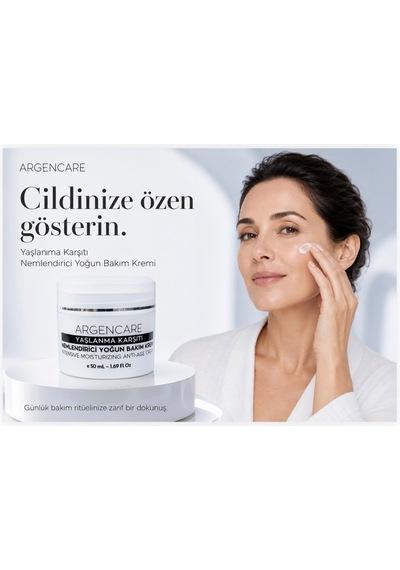 Argencare Yaşlanma Karşıtı Nemlendirici Yoğun Bakım Kremi 50ml